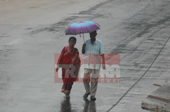 Sudden rain hits Capital City